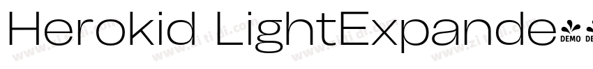 Herokid LightExpande字体转换